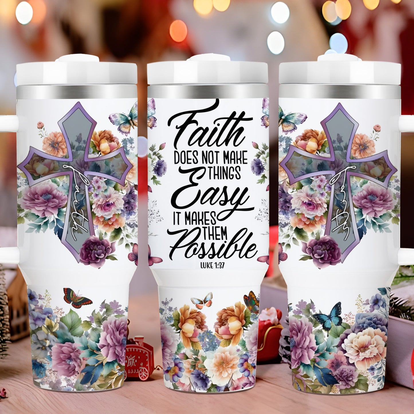 Mikenda Insulated Stainless Steel Vacuum Cup With Straw