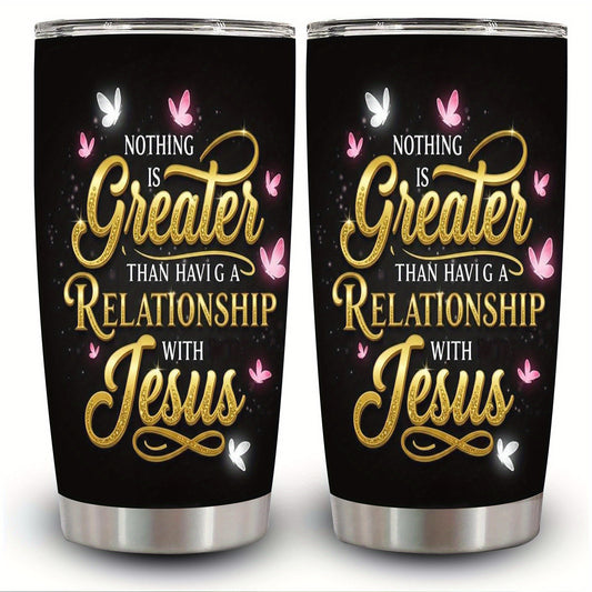 Elegant Black & Golden Glittery Butterfly Tumbler with Lid & Straw