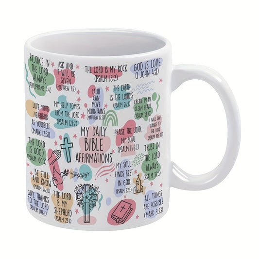 11oz Ceramic Bible Affirmation Mug
