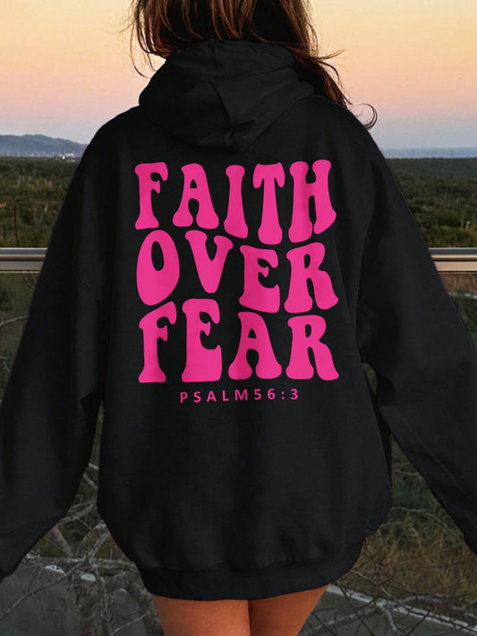 Faith Over Fear Hoodie by In His Divine Power