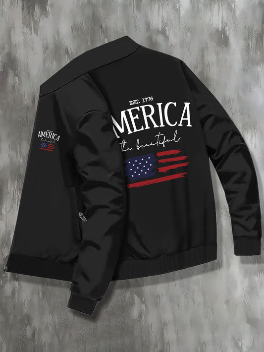 America The Beautiful Printed Jacket