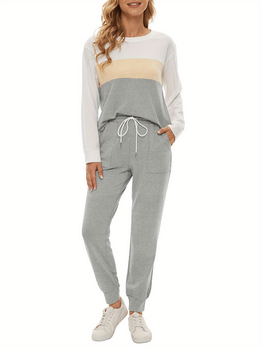 Fb Fengbay Womens Pullover Sweatshirt And Pants Lounge Set