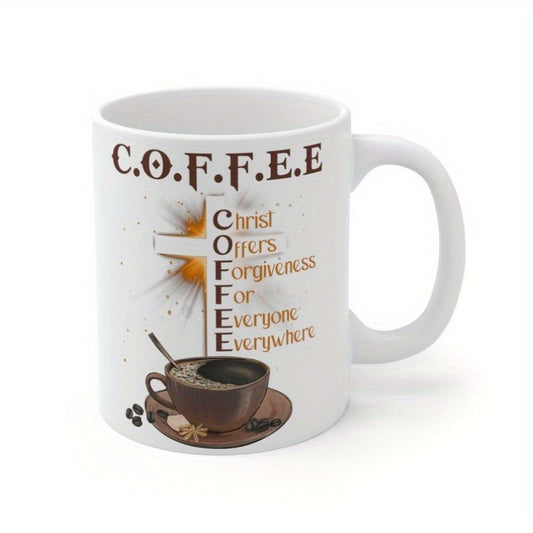 Christian Coffee Mugs Jesus Forgiveness Bible Verse Gift