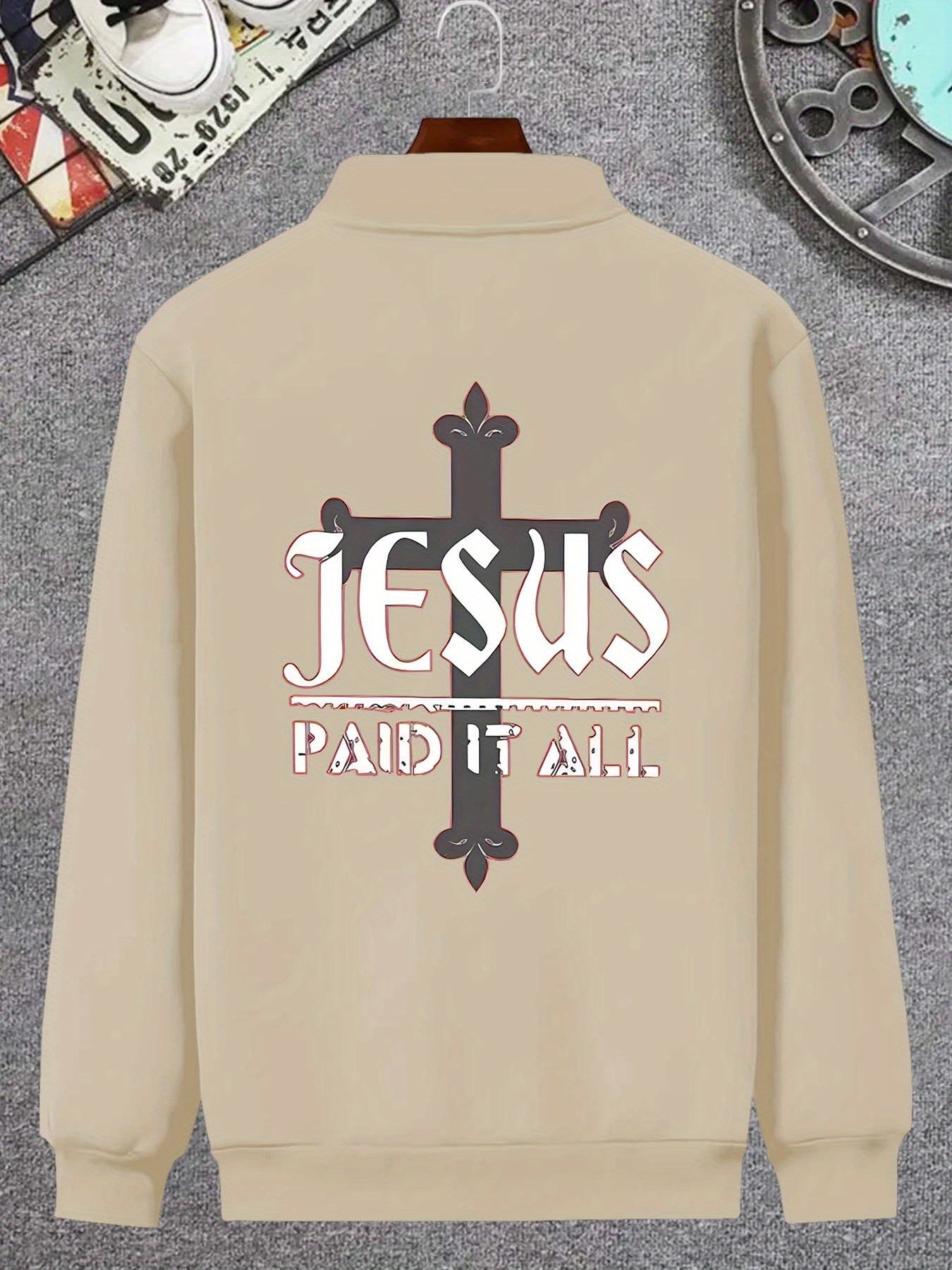 Divine Power Jesus Paid It All Bomber Jacket Vintage