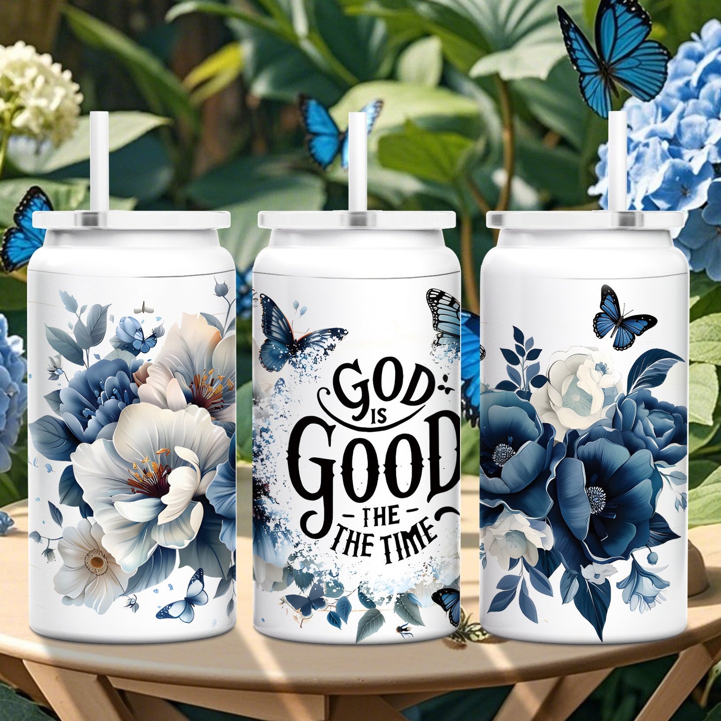 God Is Good Time Insulated Stainless Steel Thermos Bottle