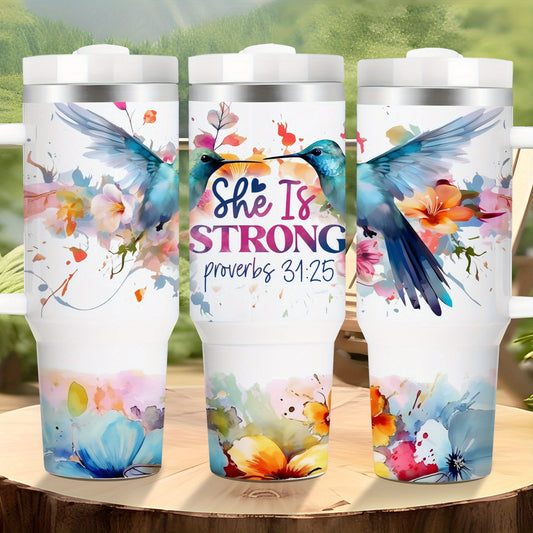 Mikenda Vacuum Insulated Mug Double Wall Stainless Steel Tumbler