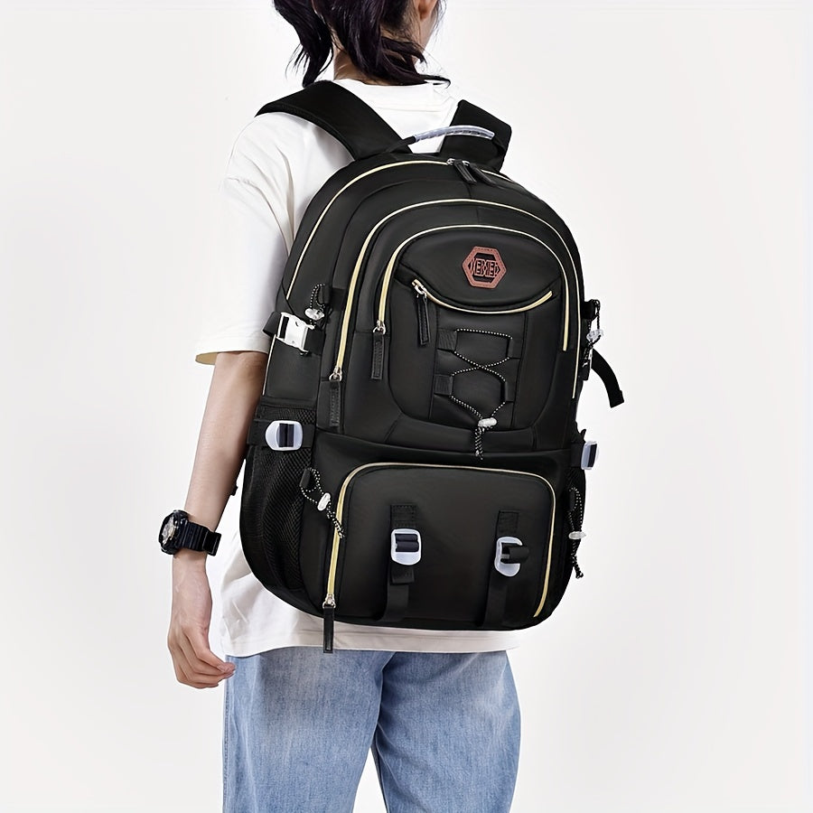 [Multi-pocket Backpack] Multi-pocket Large Capacity Unisex Shoulder Bag Computer Backpack | Travel Business Casual Backpack with Underwear Bag Set, Commuting Bag Weekend Overnight Bag, Holiday Birthday Gift