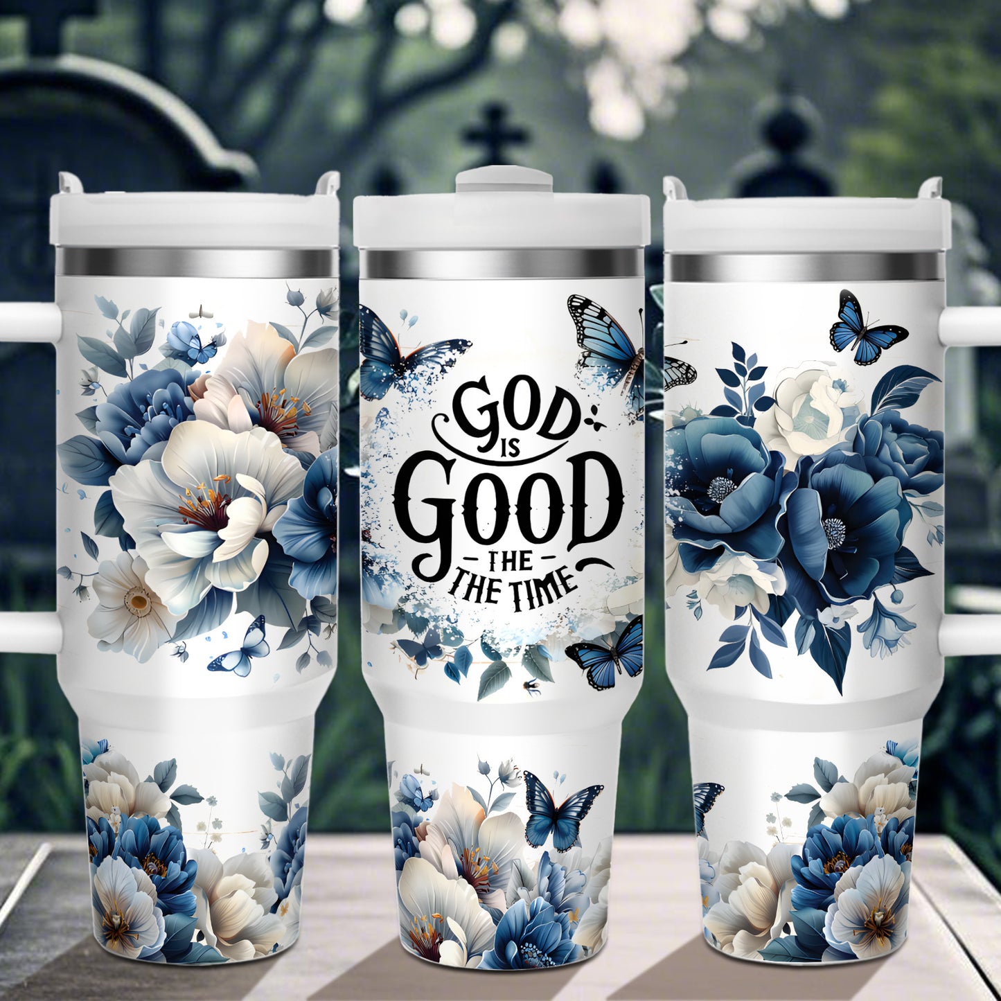 God Is Good Time Insulated Stainless Steel Thermos Bottle