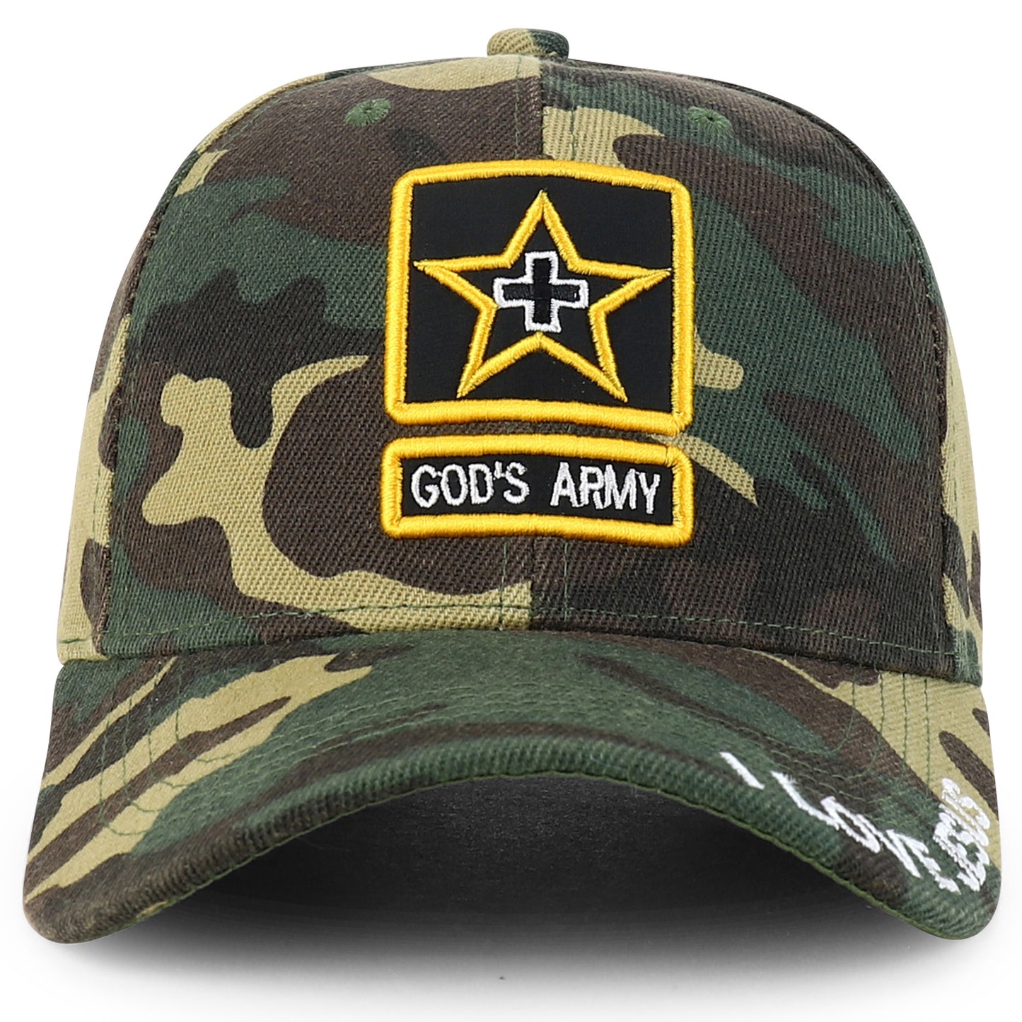 Trendy Apparel Shop Jesus Praying Hand Embroidered Christian Cap