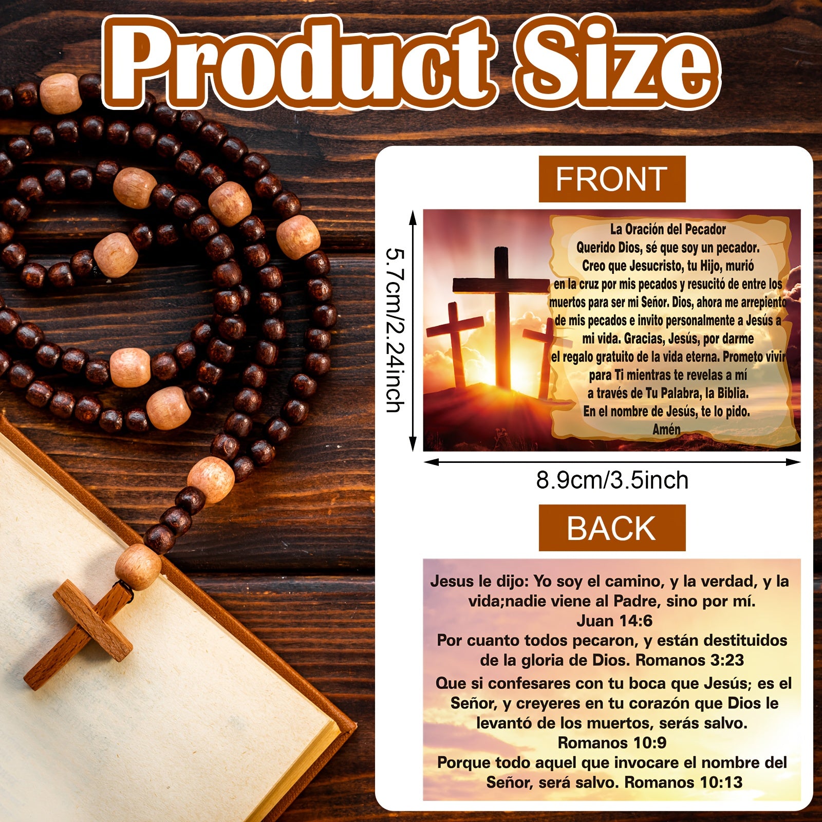 Christian Gospel  Tracts Cards in Spanish (en español)