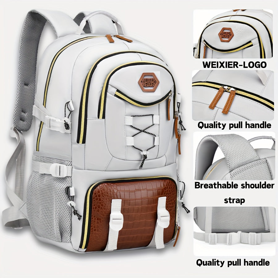 [Multi-pocket Backpack] Multi-pocket Large Capacity Unisex Shoulder Bag Computer Backpack | Travel Business Casual Backpack with Underwear Bag Set, Commuting Bag Weekend Overnight Bag, Holiday Birthday Gift
