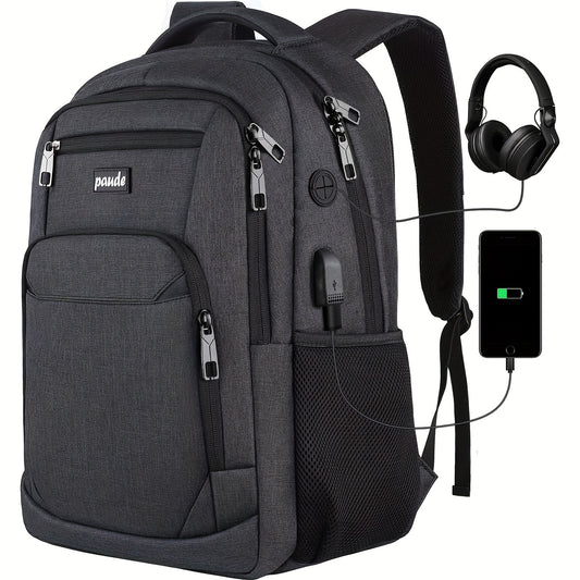 Laptop Backpack With USB Charging Port For Travel Everyday