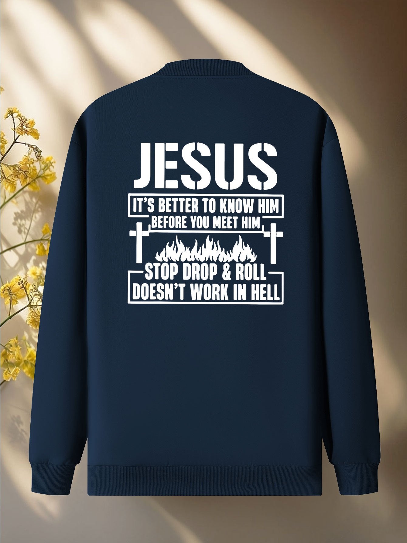 Christian Bible Message Zip Front Jacket for Church