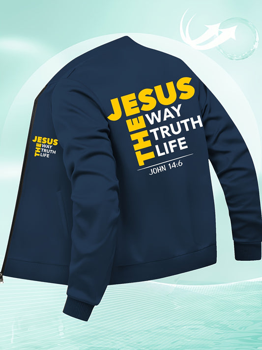 In His Divine Power Bomber Jacket Jesus WayOfSalvation Life