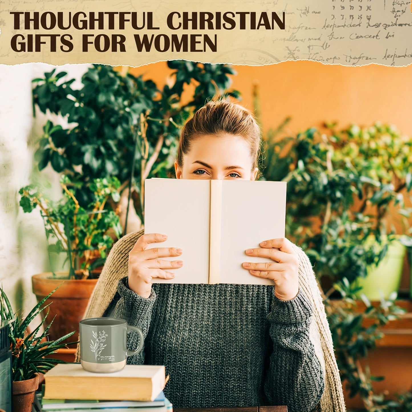 PATELAI Inspirational Christian Mugs for Women Ceramic Gift