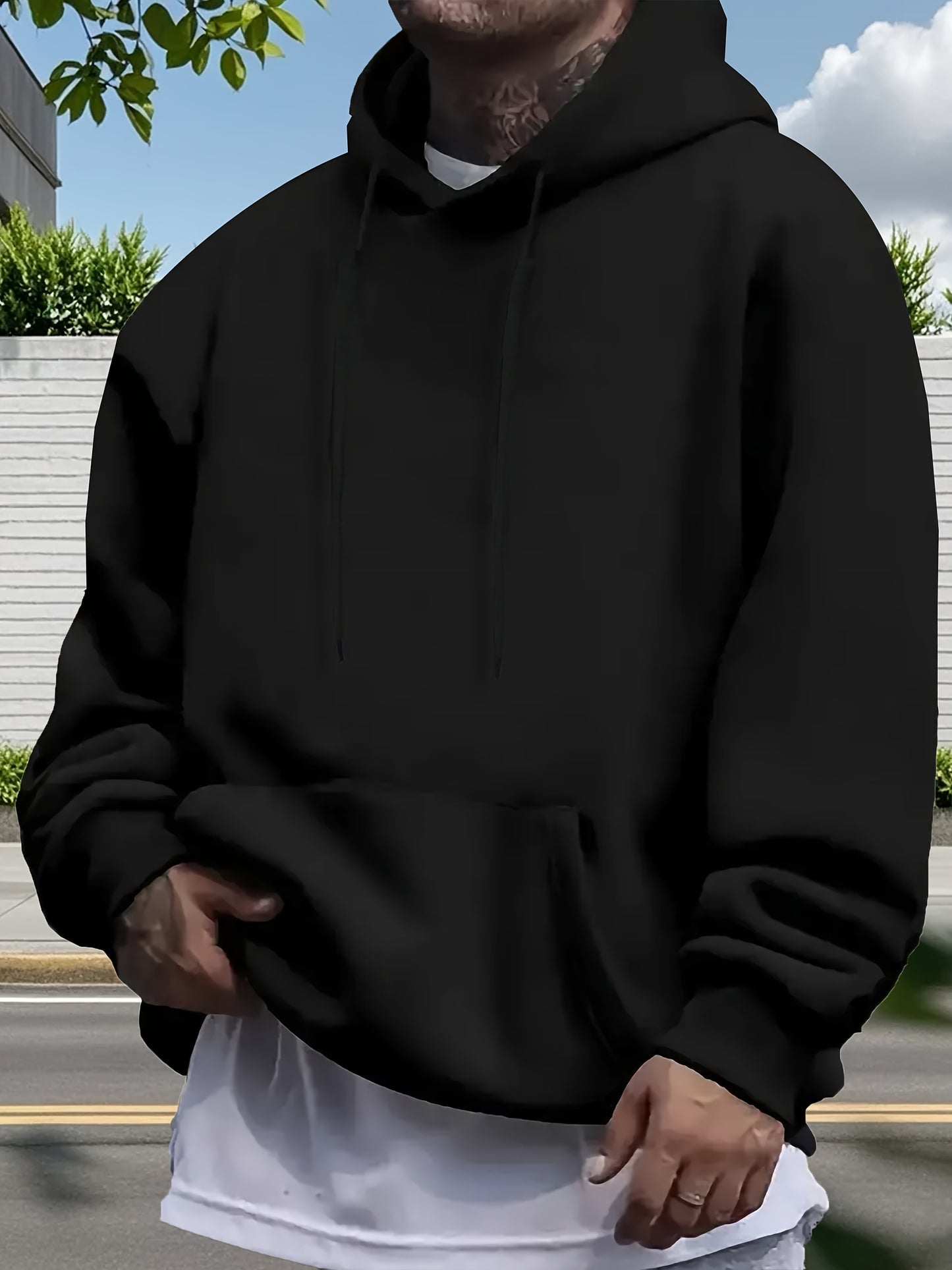 In His Divine Power Comfortable Print Hoodie For Men