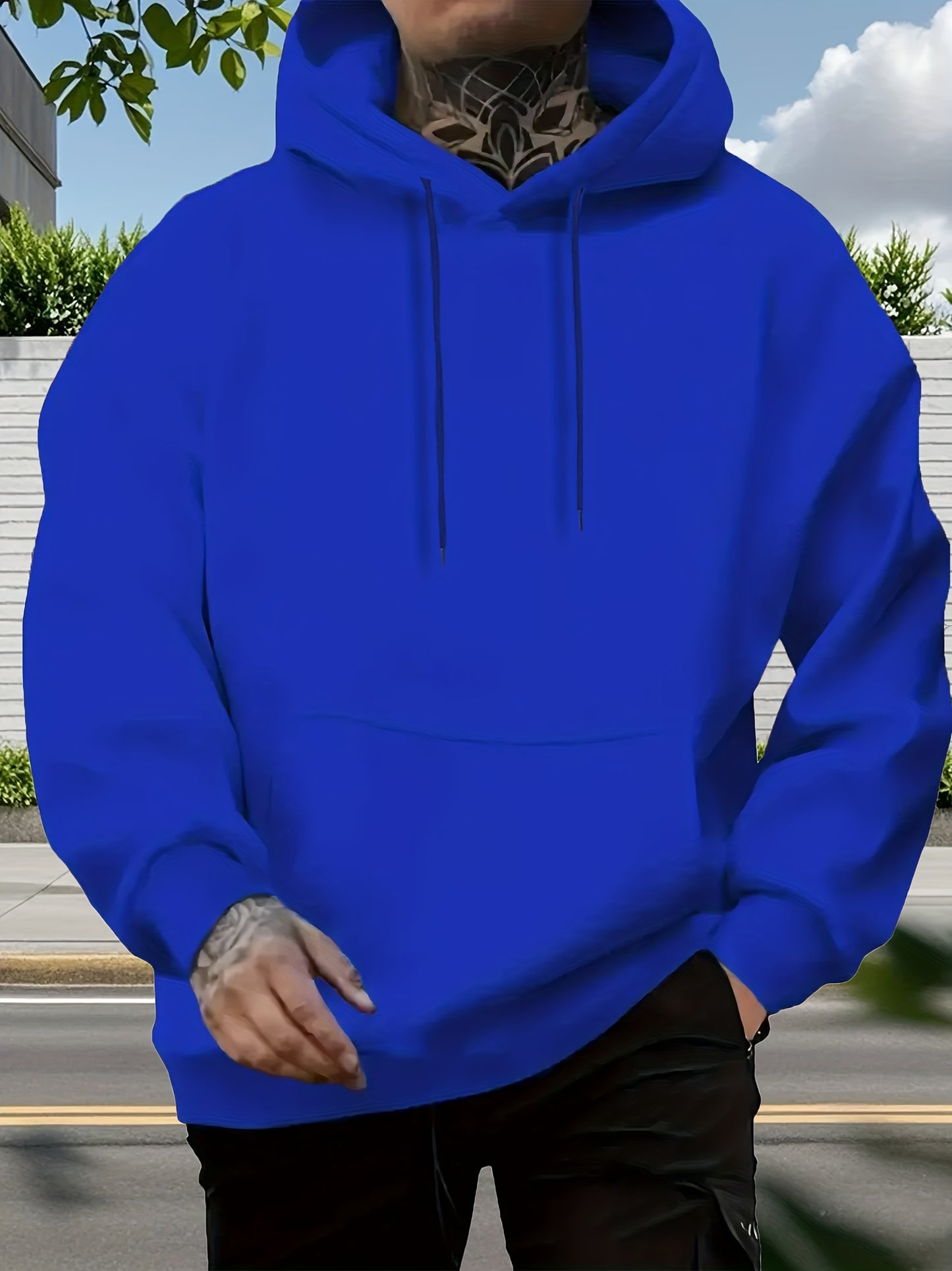 In His Divine Power Comfortable Print Hoodie For Men
