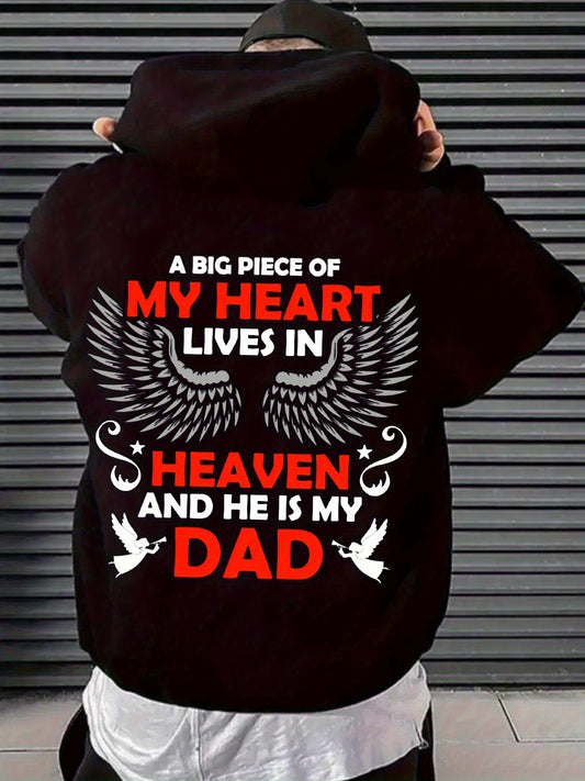 Heartfelt Inspirational Hoodie For Men Casual Pullover