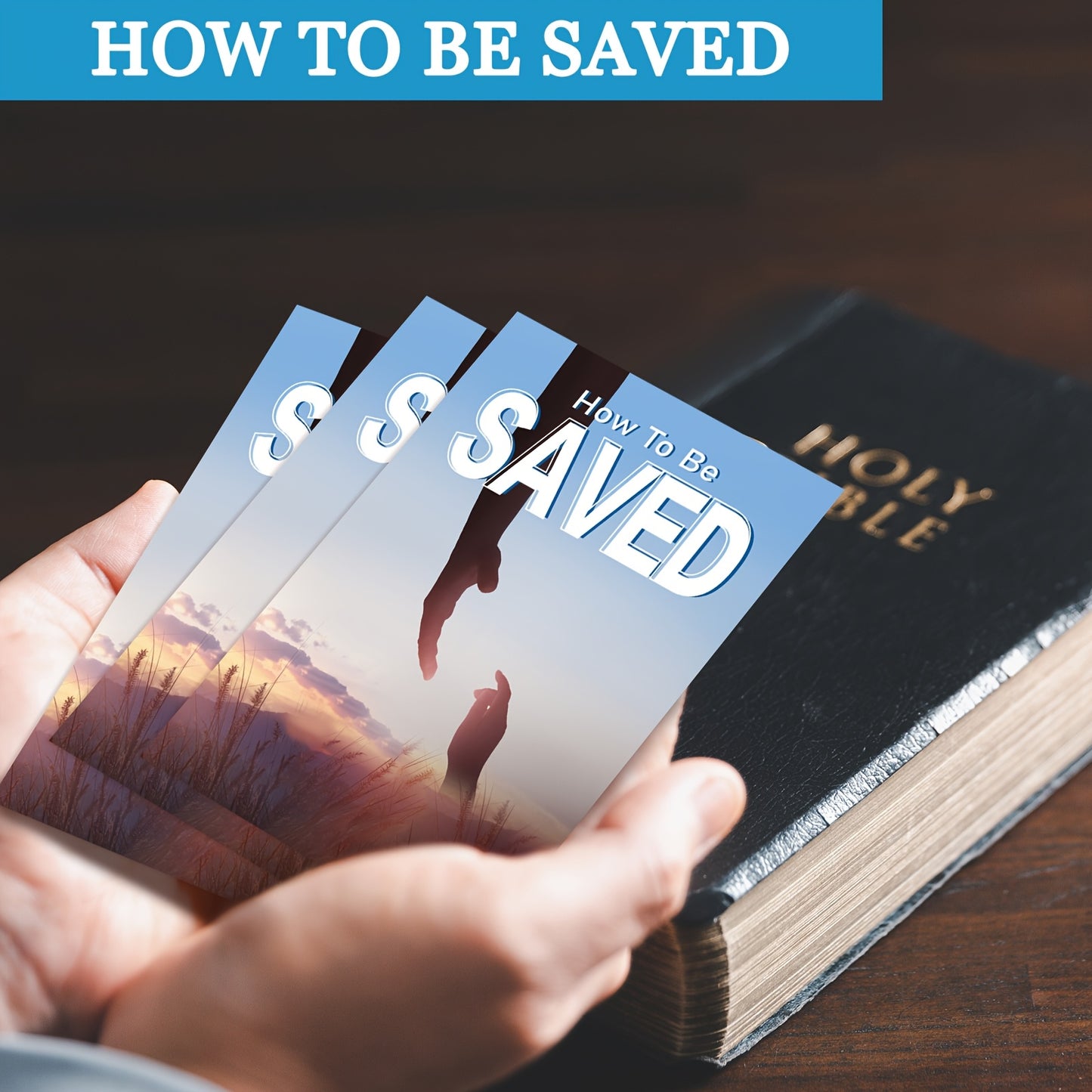Gospel Tract 200-piece Card Set - Pocket-sized Inspirational