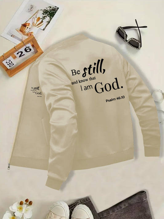 IHDP Be Still And Know Jacket Geometrically Print Coat