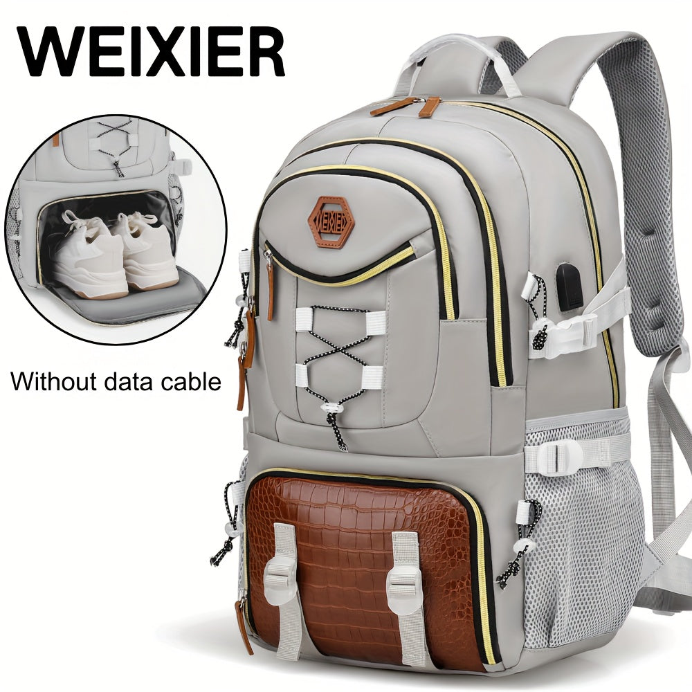 [Multi-pocket Backpack] Multi-pocket Large Capacity Unisex Shoulder Bag Computer Backpack | Travel Business Casual Backpack with Underwear Bag Set, Commuting Bag Weekend Overnight Bag, Holiday Birthday Gift