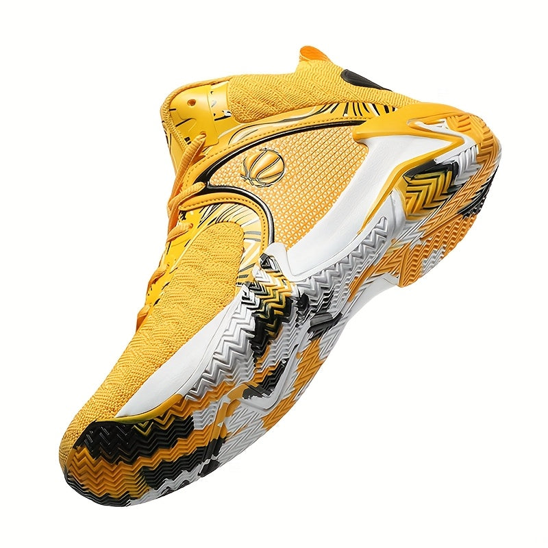 Mens High Top Basketball Sneakers Non Slip Breathable Mesh