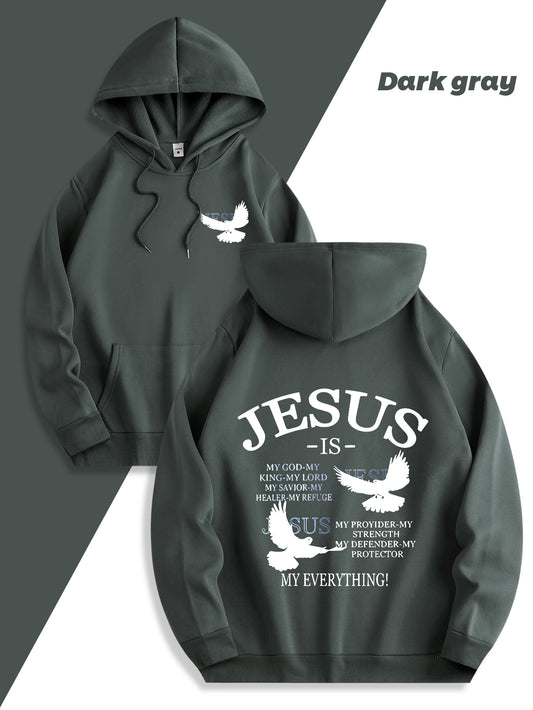 Divine Power Jesus and Dove Graphic Hoodie Unisex Gift