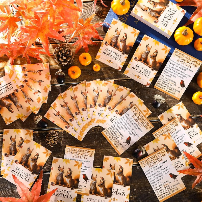 Gospel Tract Cards Pack 200 Salvation Bible Verse Postcards
