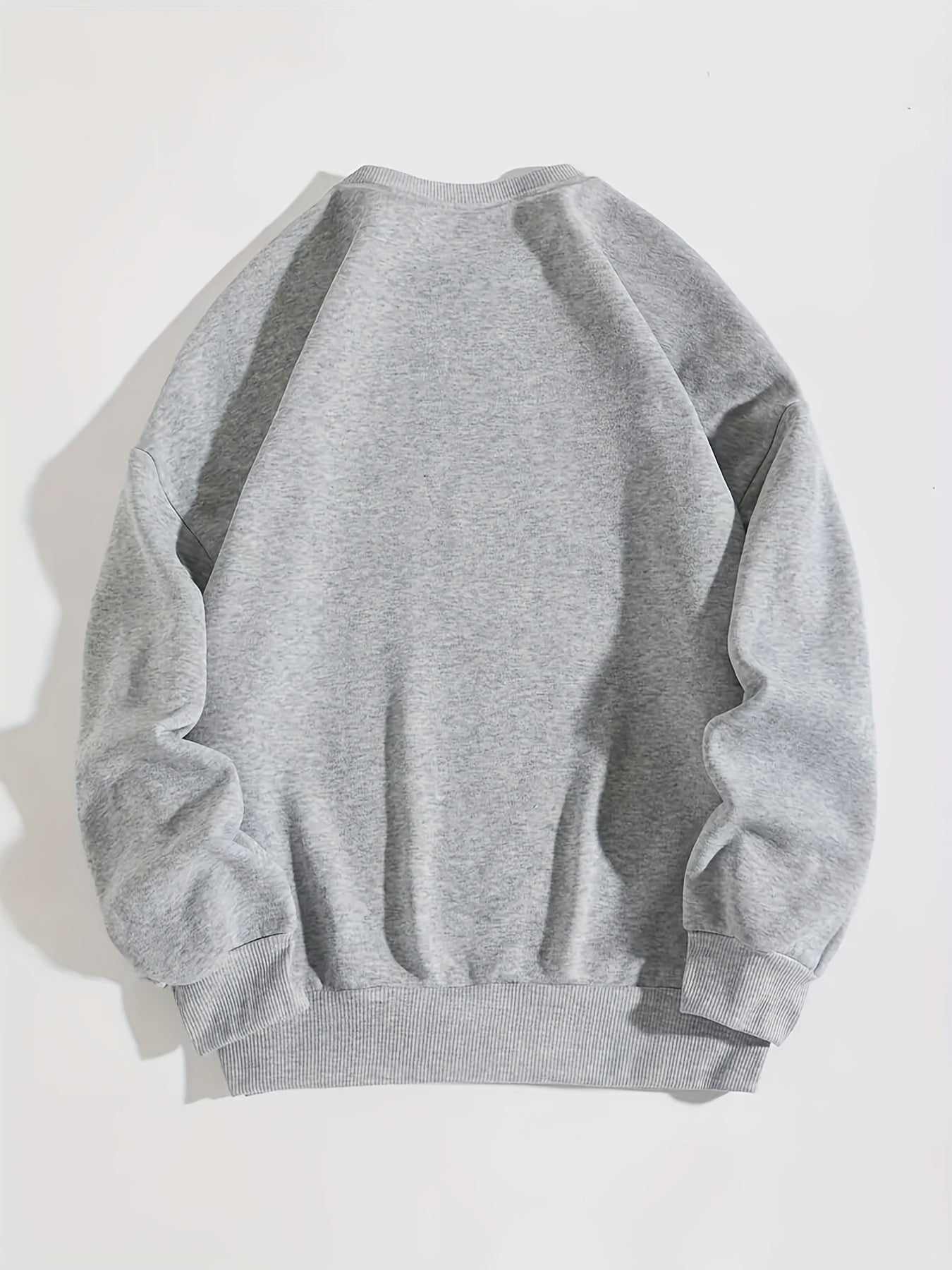 Oversized Crewneck Sweater With Cross Print