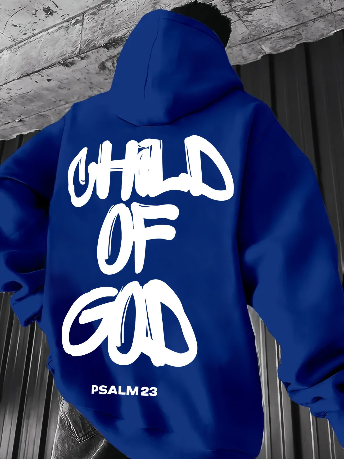 In His Divine Power Comfortable Print Hoodie For Men