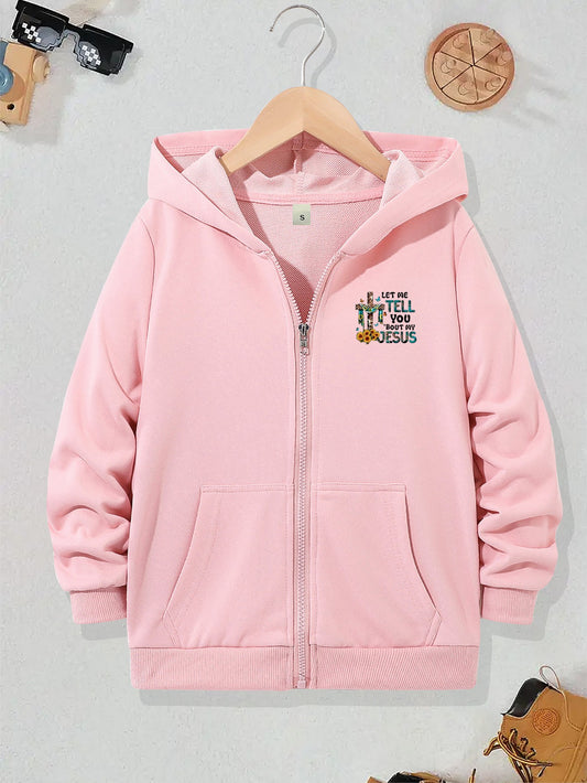 Women's Zip Up Hoodie Let Me Tell You About My Jesus