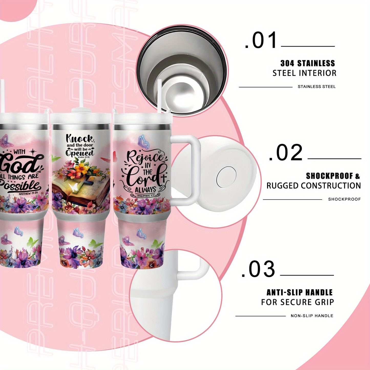 With God All Things Are Possible Stainless Steel Mug