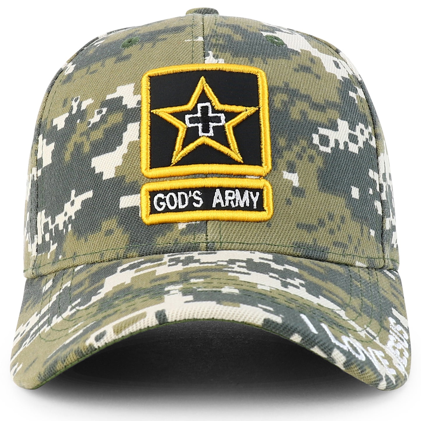 Trendy Apparel Shop Jesus Praying Hand Embroidered Christian Cap