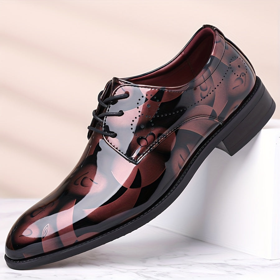Derby Shoes Men's Soft Sole British Style Groom's Shoes