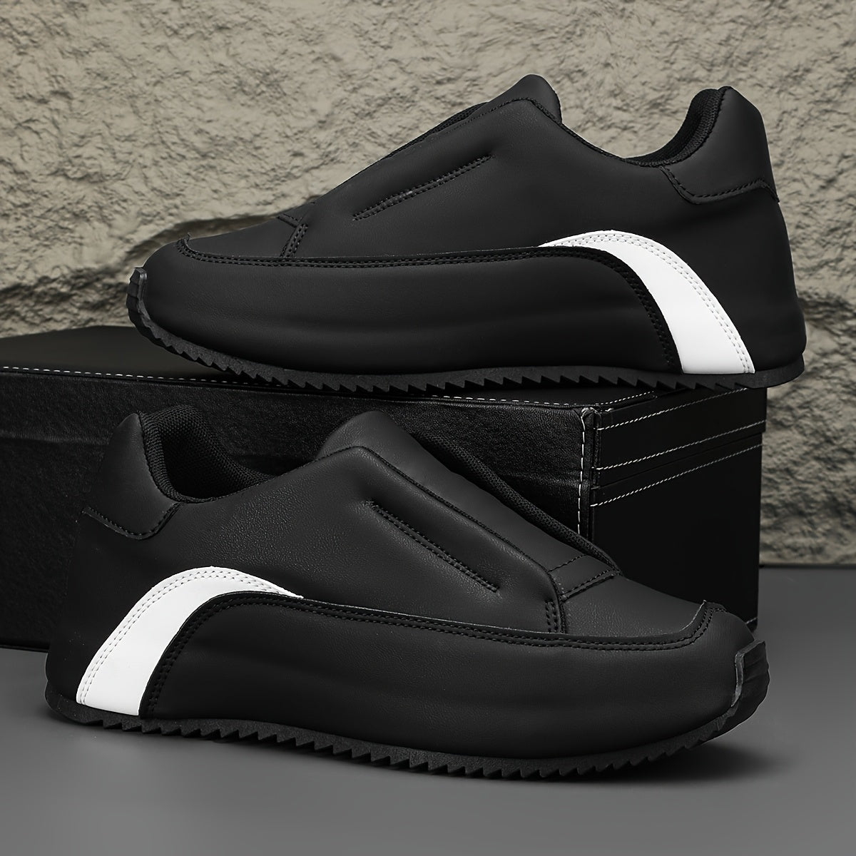 Divine Power Mens Slip On Casual Sneakers All Season