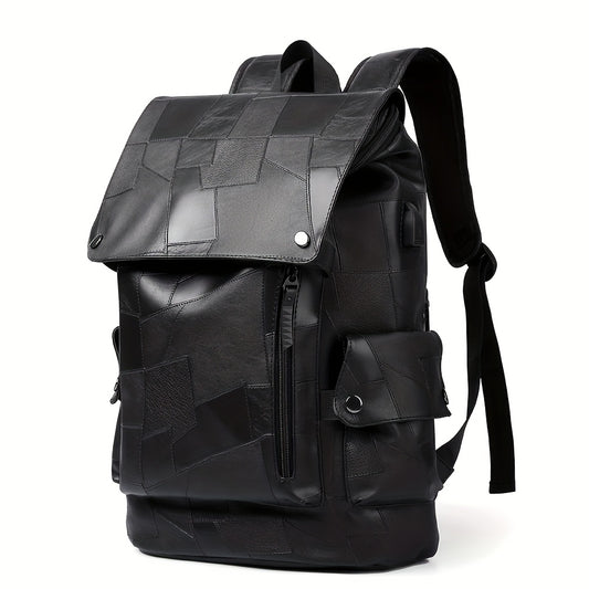 Geometric Minimalist Mens Backpack Lightweight Adjustable