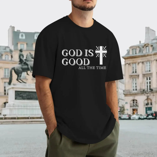 God Is Good Shirt Christian Jesus Cross T Shirts For Men Religious Faith Inspirational Vintage Oversized Graphic Tees