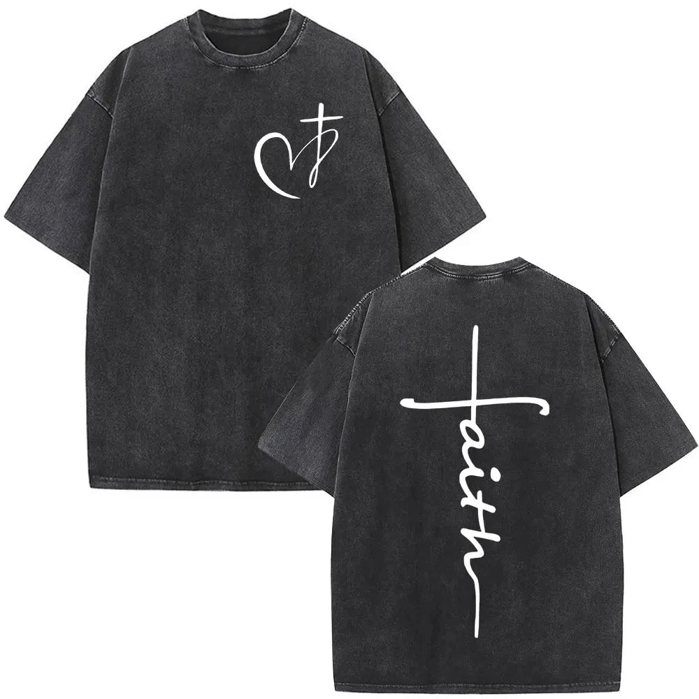 Jesus Faith Overcomes Fear Bible Scripture T Shirt