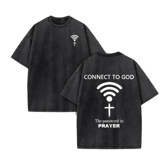 Unisex Cotton Christian T Shirt Harajuku Style Vintage