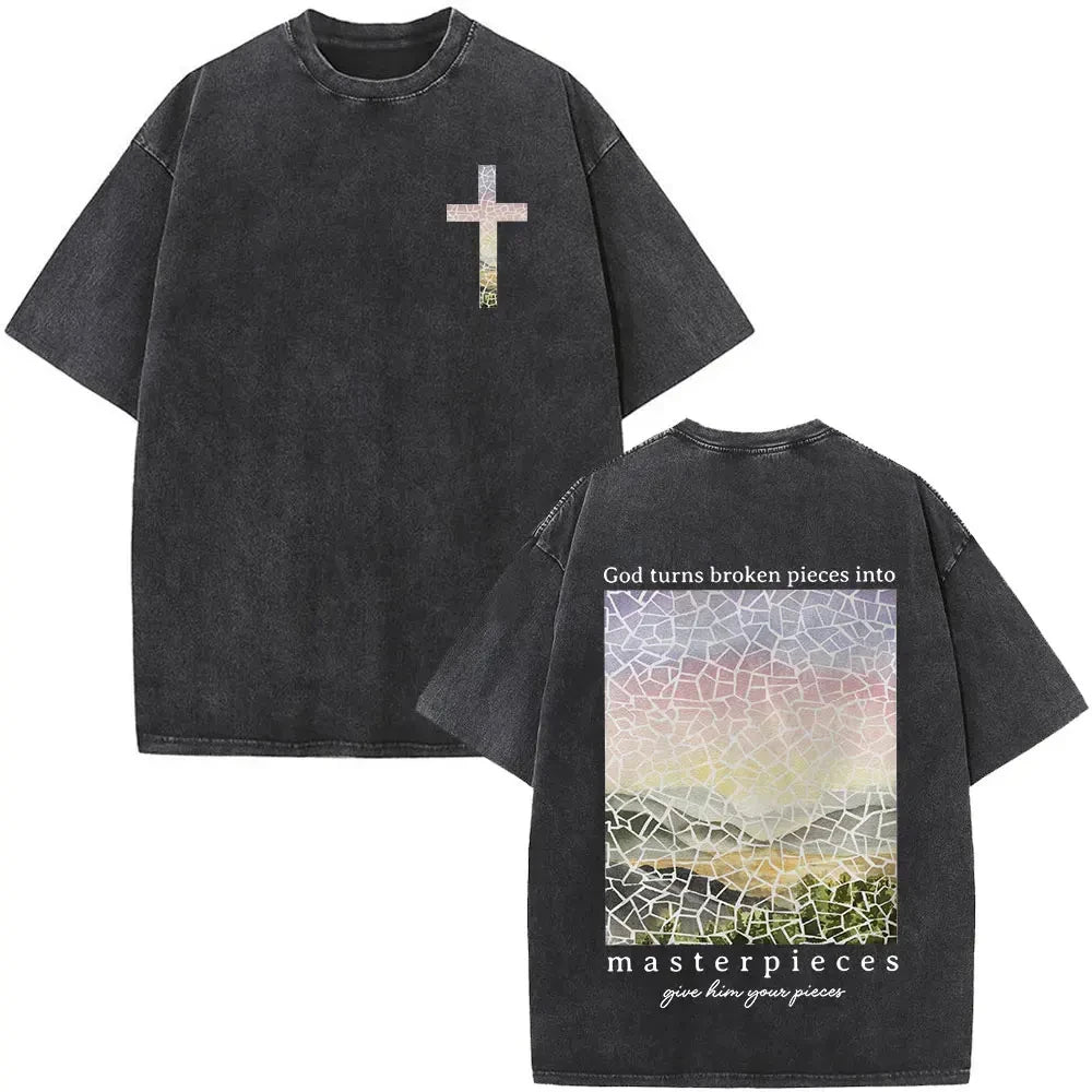 Jesus Faith Overcomes Fear Bible Scripture T Shirt
