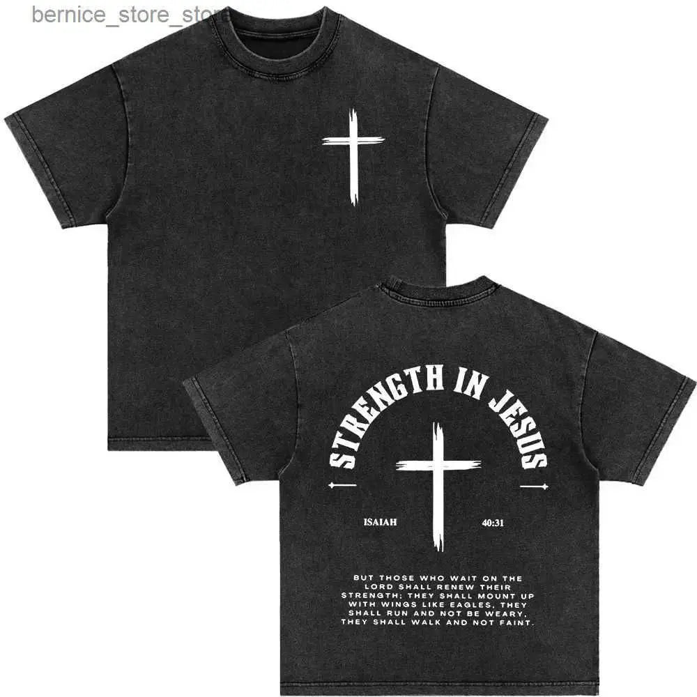 Christian Strength Jesus Bible Verse Tee For Men Women
