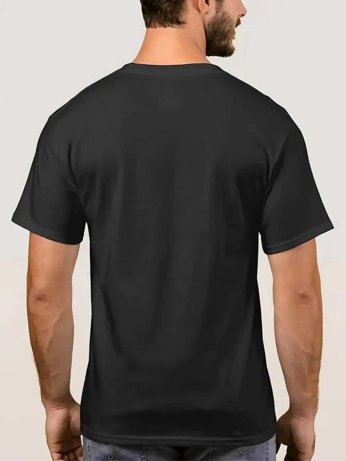 May The Lord Be With You Christian Faith T Shirt Pure Cotton Unisex Black Yellow Print Casual Outdoor Wear Round Neck