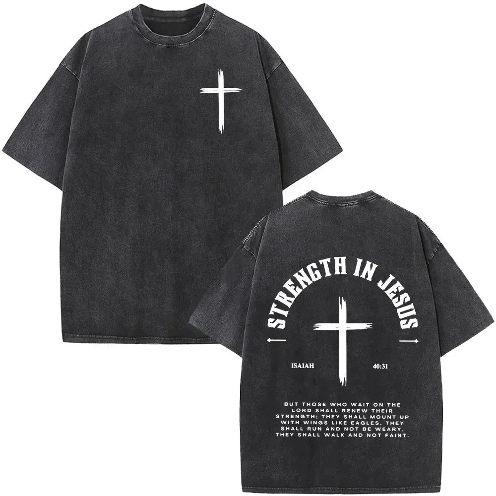 Jesus Faith Overcomes Fear Bible Scripture T Shirt