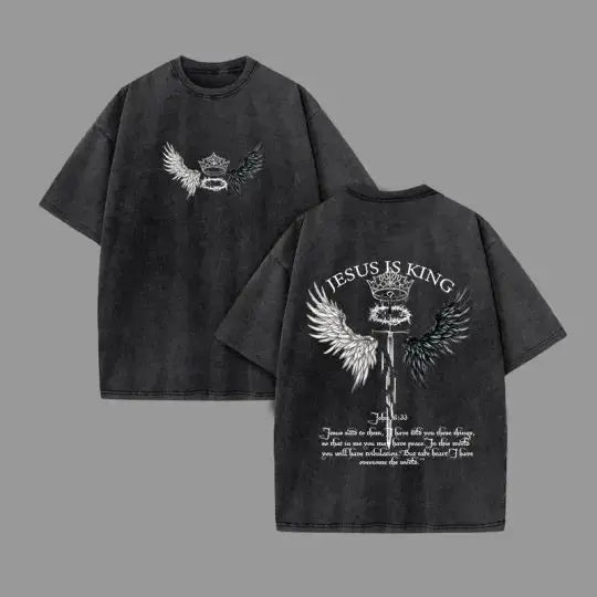Unisex Cotton Christian T Shirt Harajuku Style Vintage