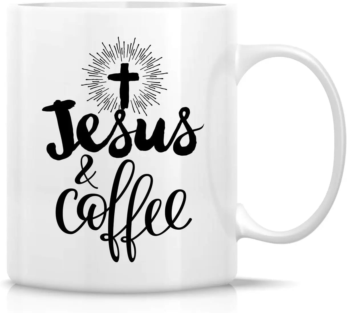 Jesus And Coffee Ceramic Mugs Christian Religious Gift