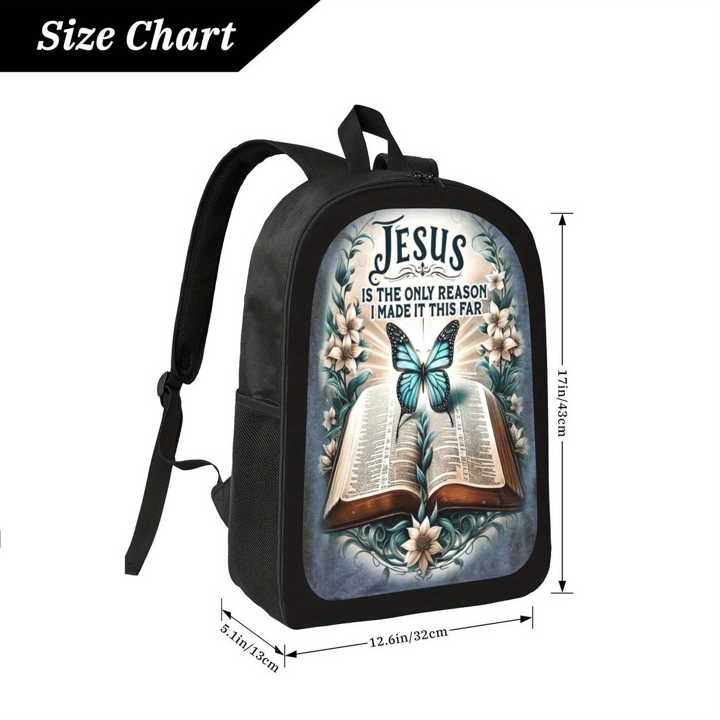 Cartoon Travel Backpack Lightweight Durable Laptop Bag