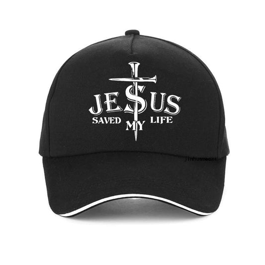 1pc Adjustable Jesus Saved My Life Baseball Cap John 3 16 Christian