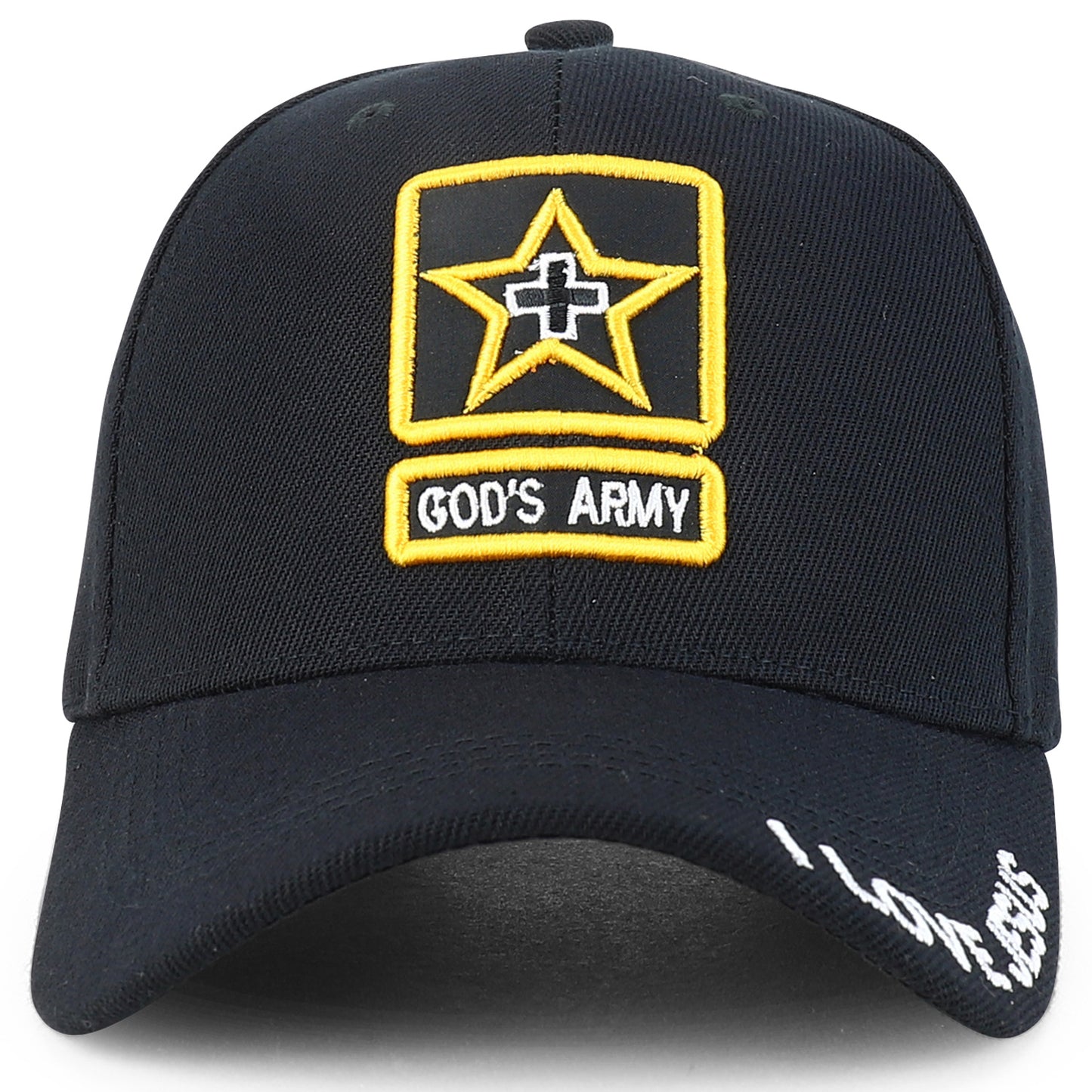 Trendy Apparel Shop Jesus Praying Hand Embroidered Christian Cap