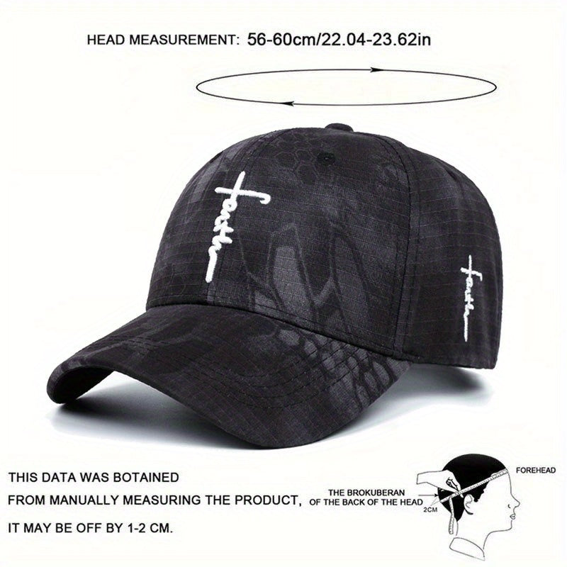 Embroidered Baseball Cap Set for Men and Women Mesh