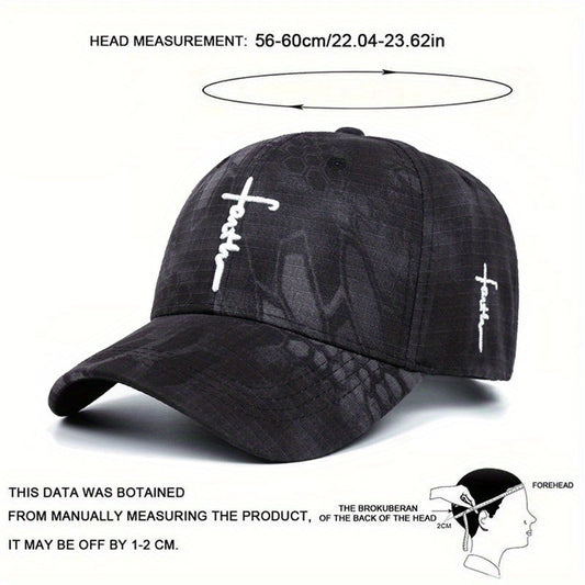 Embroidered Baseball Cap Set for Men and Women Mesh